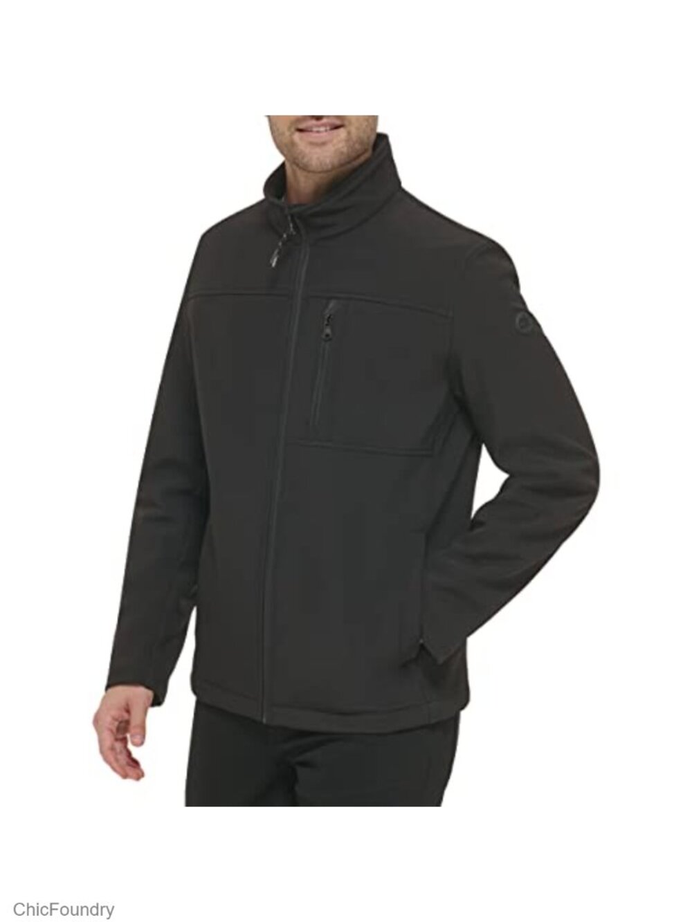 Water Resistant Soft Shell Open Bottom Jacket - Picture 1 of 6